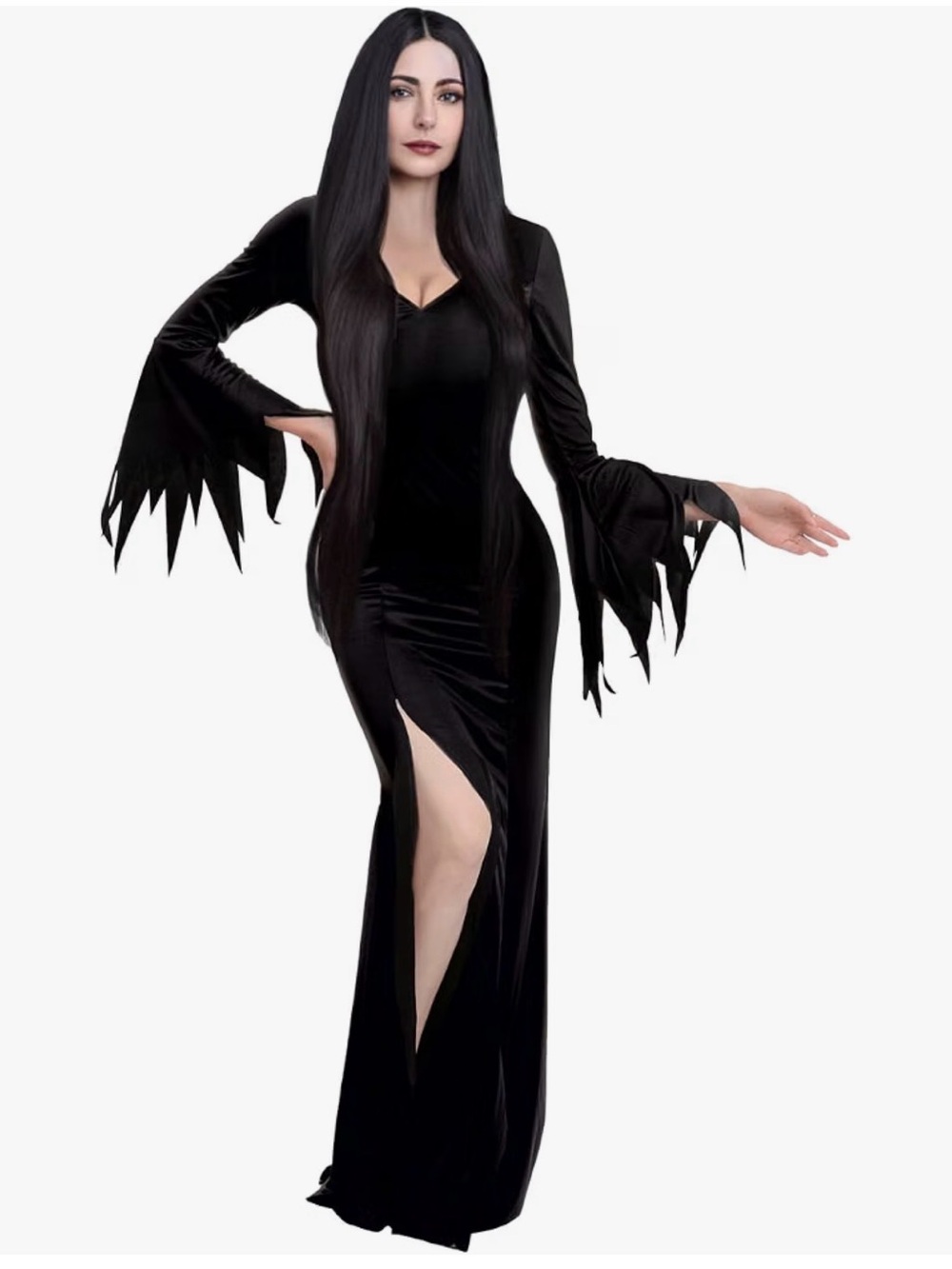 Midnight Gothic Beauty Costume, Women Size Large 12-14,